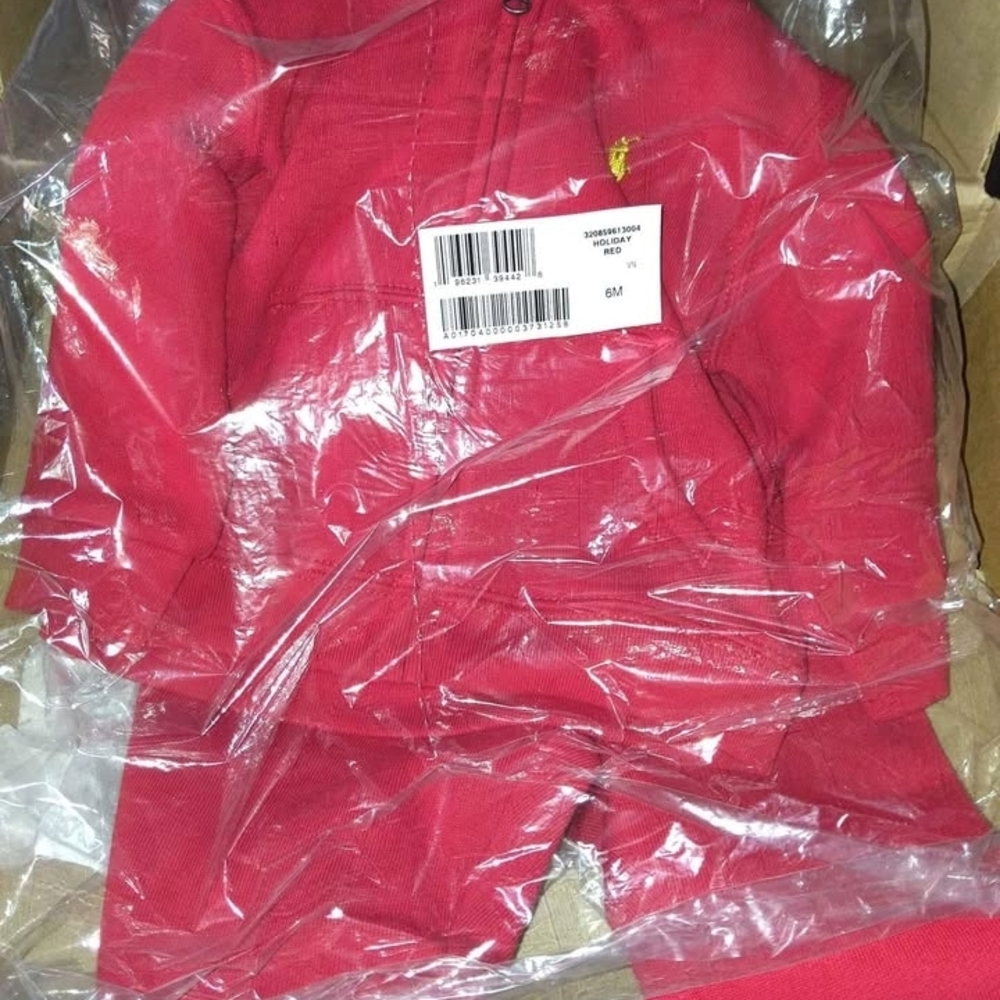 Polo by Ralph Lauren Red Kids Matching Set